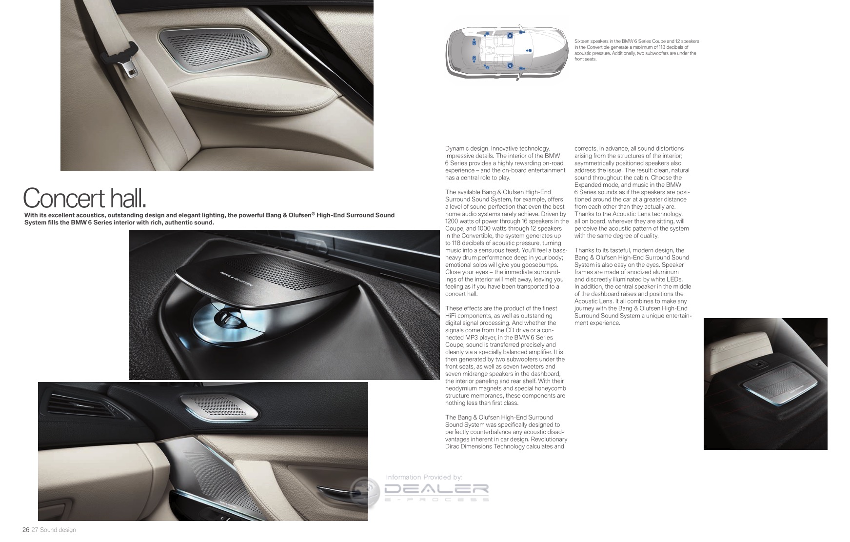 2012 BMW 6-Series Brochure Page 31